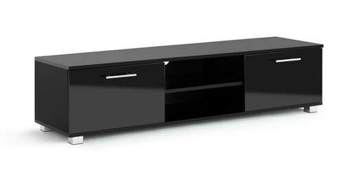 Black stand cabinet gloss - stand,