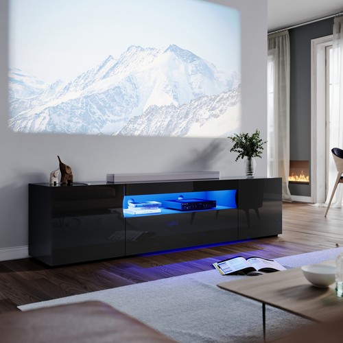 Black 200cm high - black,