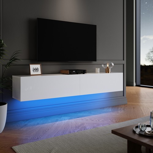 High gloss 140cm floating - high,