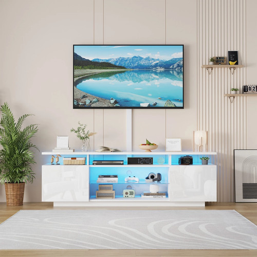 160 200cm high gloss stand - high,