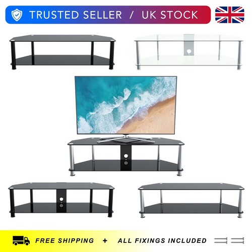 Big glass floor stand - big, tv