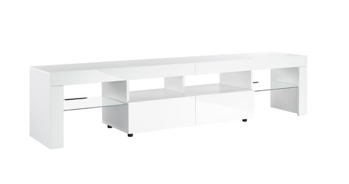 White 200cm stand gloss led - stand,