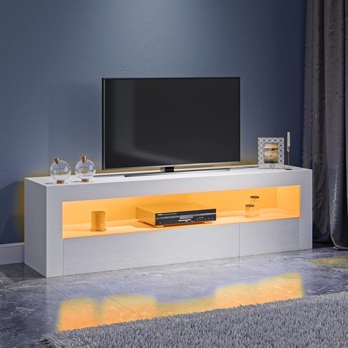 Modern 120cm white stand - modern,