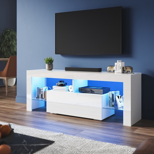 140cm led unit high gloss - tv,