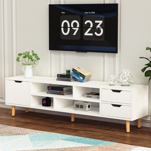 White stand 140cm - tv, tv