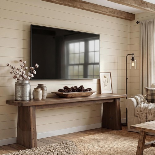 Inch farmhouse solid - 55.12-inch,
