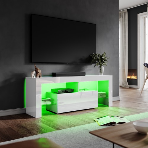 White high gloss stand - gloss,