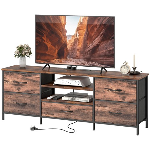 Homcom unit with charging - tv,