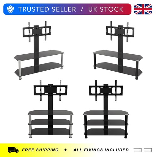 Black glass stand - stand, combi