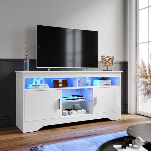 135cm stand cabinet white - 135cm,